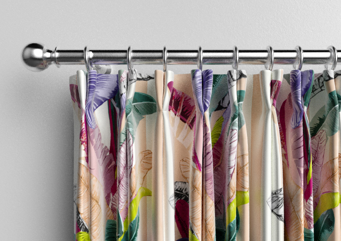 Palm Springs, Peach Stripe - Made To Measure Curtains - Image 10